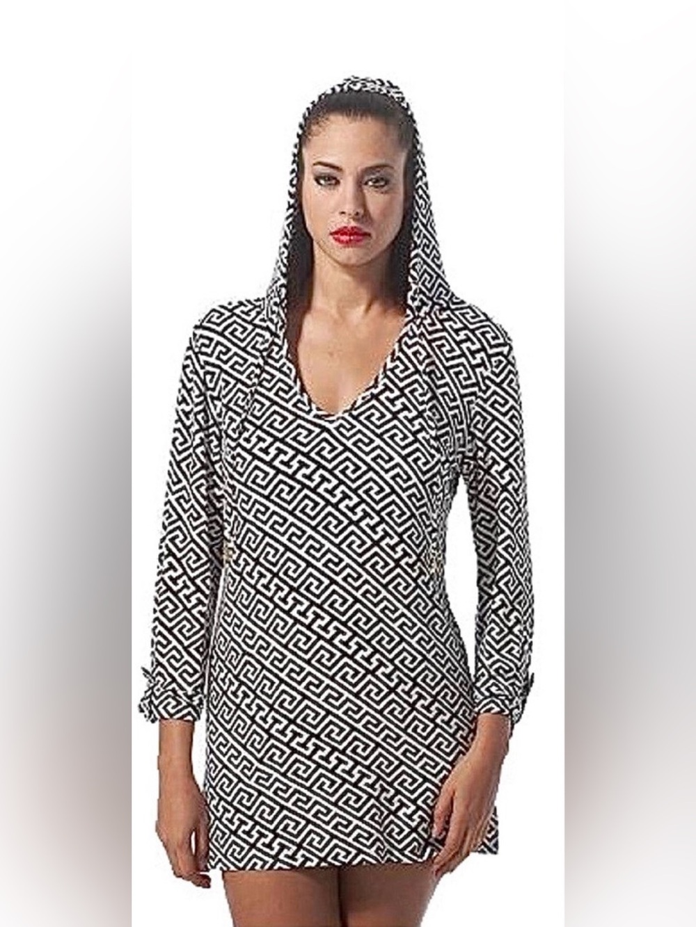 Hooded Swim Coverup Beach Candie by Margaret Josephs